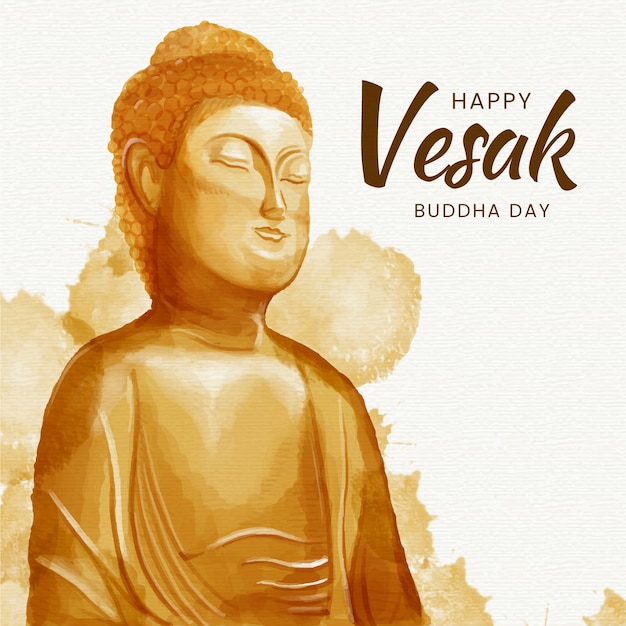 Thème De Dessin Vesak Heureux