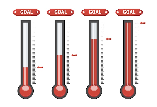 Thermomètres à Différents Niveaux.