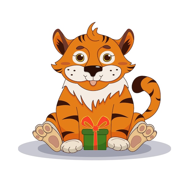 Tigre Avec Un Symbole Cadeau 2022