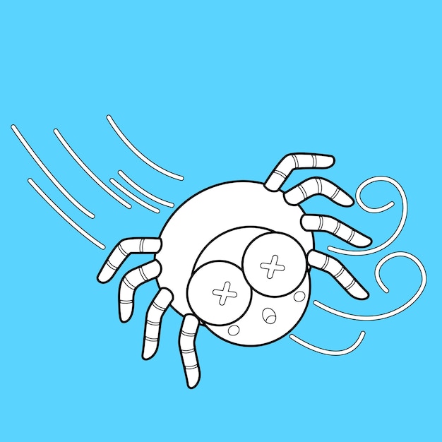 Timbre Numérique Itsy Bitsy Spider Pour Un Design Créatif