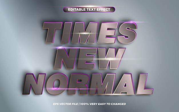 Times Nouveaux Mots Normaux, Concept De Style D'effet De Texte