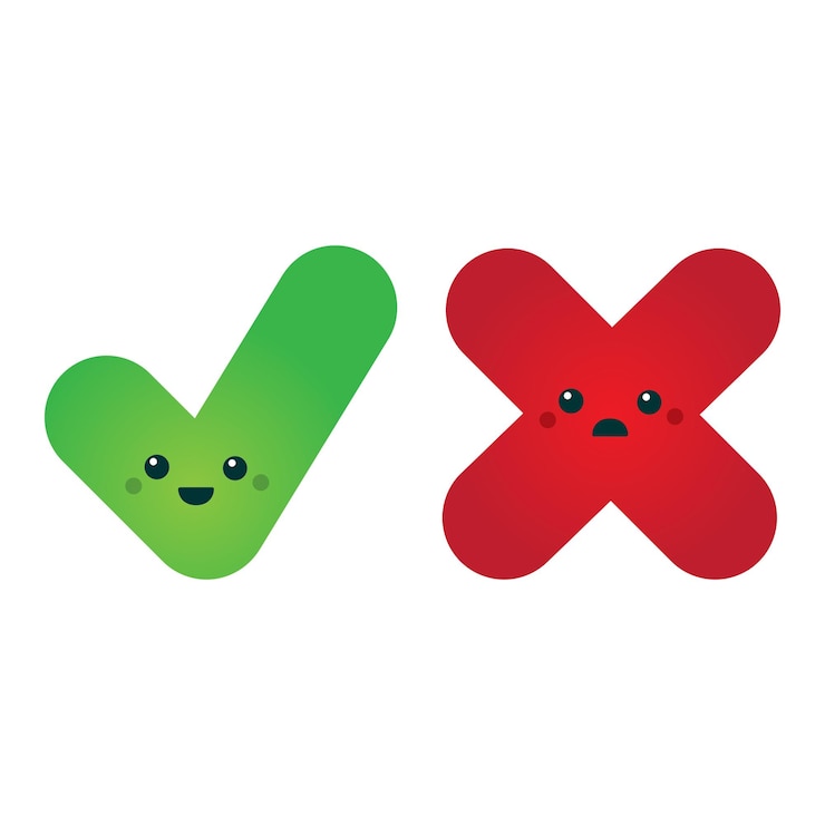 Vecteur tique et croix de dessin animé mignon