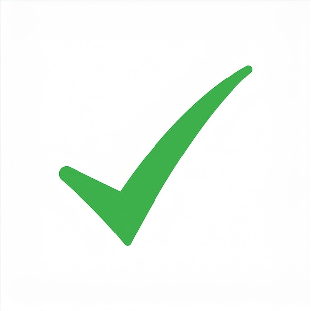 une tique verte sur un fond blanc avec une tique vert dessus