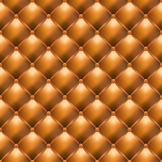 Tissu d'ameublement en cuir de luxe SeamlessTexture, illustration vectorielle