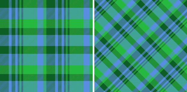 tissu de contrôle de motif de tartan d'arrière-plan sans couture avec un vecteur textile à carreaux réglé dans les couleurs de tendance pour les motifs d'os de poisson dans la mode et le design