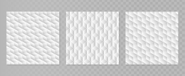 Tissu Papier Carton Ou Texture De Matelas Avec Des Losanges Vector Abstrait Motif Géométrique Blanc