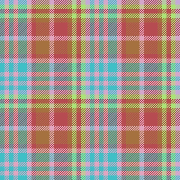 Tissu de vecteur de fond Seamless texture textile Plaid pattern check tartan