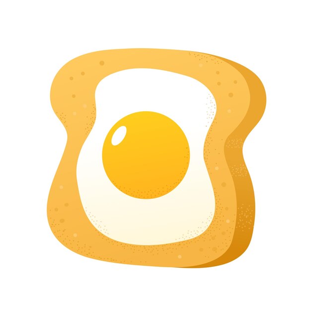 Toast Avec Oeuf Au Plat Concep