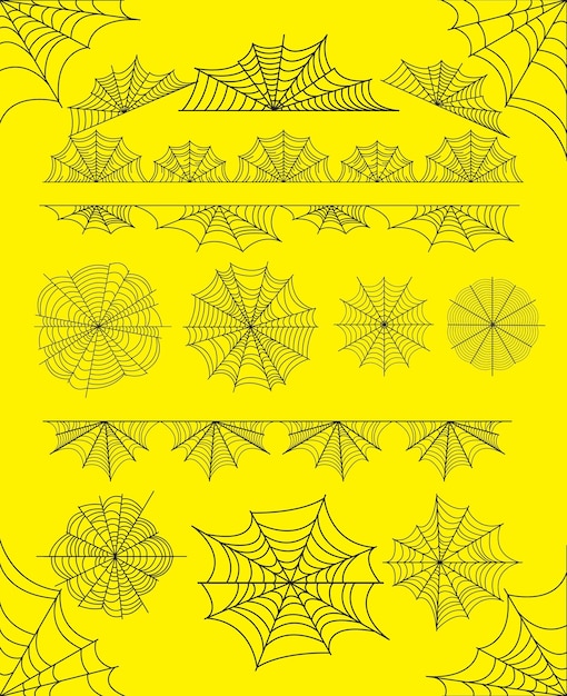 Toile D'araignée Pour Un Design Effrayant D'halloween