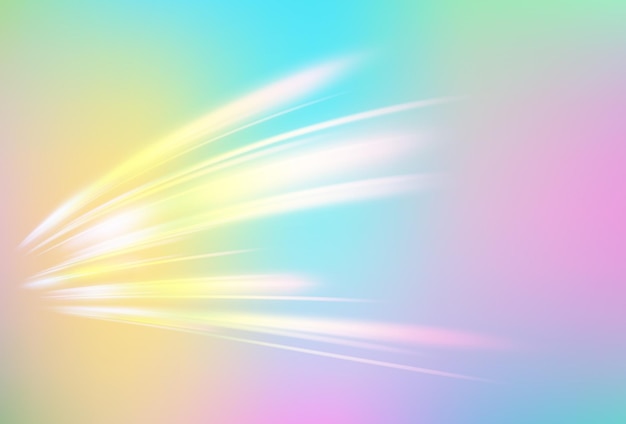 Toile de fond de prisme Fond de lumières arc-en-ciel