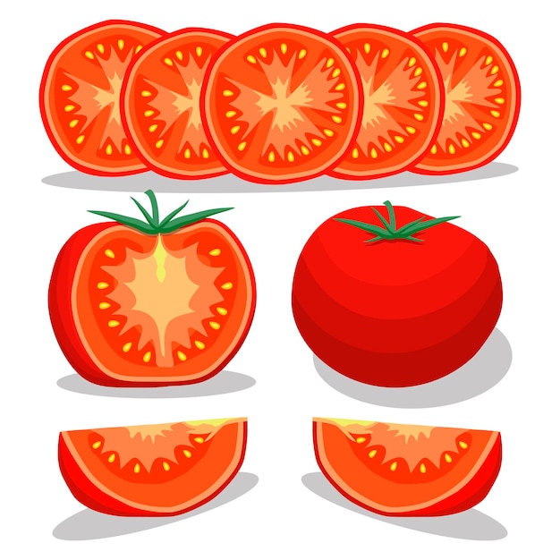 Tomate douce, juteuse et savoureuse, produit écologique naturel