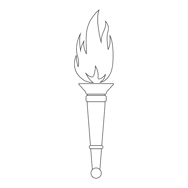 Vecteurs et illustrations de Flambeau dessin en téléchargement gratuit