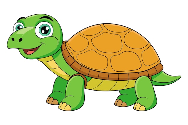 La tortue de dessin animé