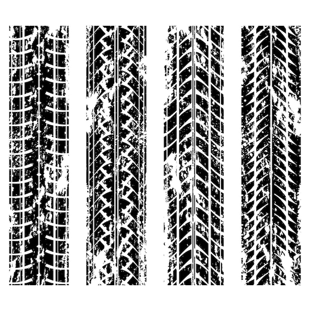 Traces de pneus grunge