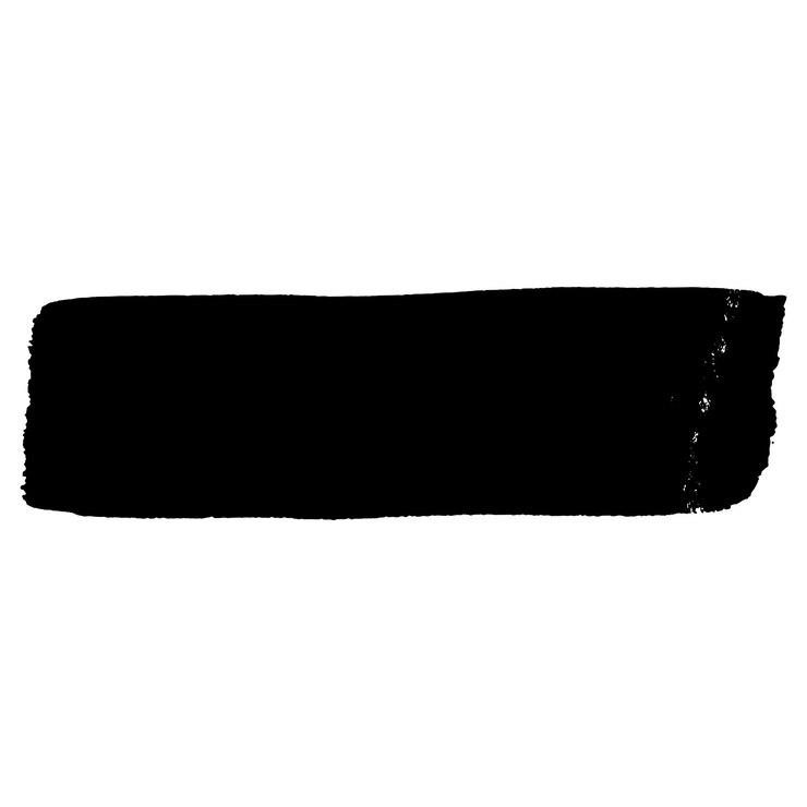 Un trait de pinceau noir peint à l'aquarelle vectorielle, un élément de conception dessiné à la main isolé sur un fond blanc.