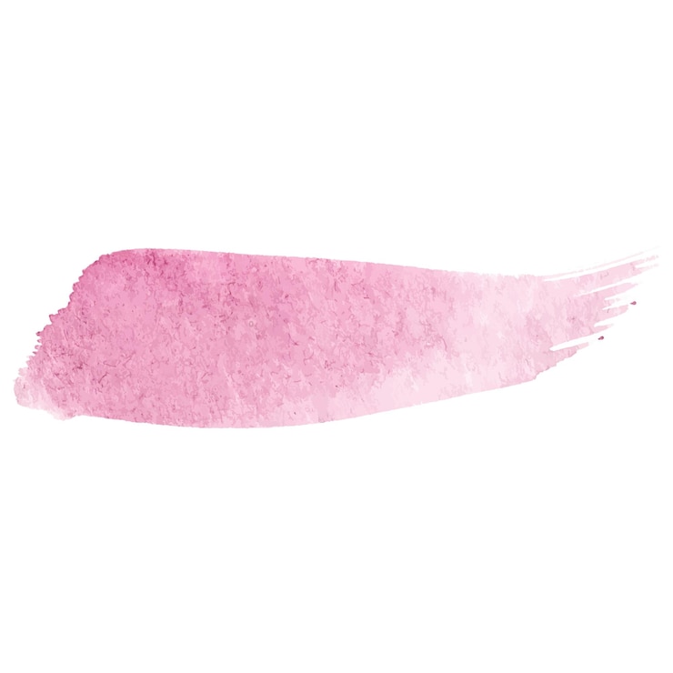 Vecteur un trait de pinceau peint à l'aquarelle vectoriel, un élément de conception dessiné à la main isolé sur un fond blanc