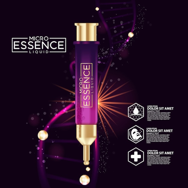 Traitement du visage Micro Essence Soins de la peau Cosmétique