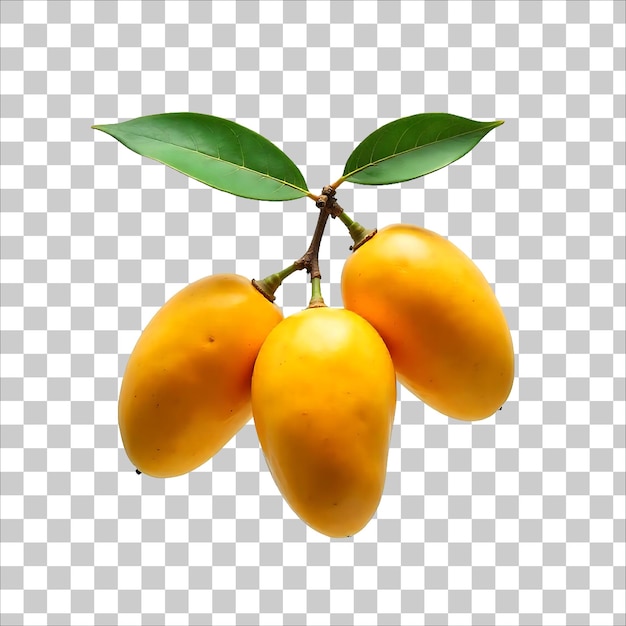 Des tranches de mangue mûres et délicieuses, fond transparent PNG