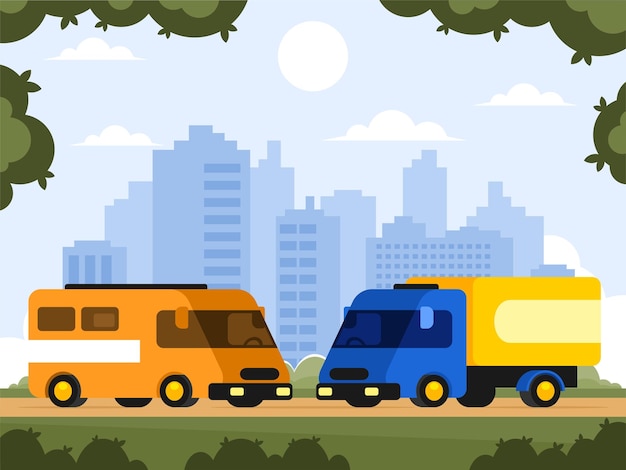 Le transport de marchandises