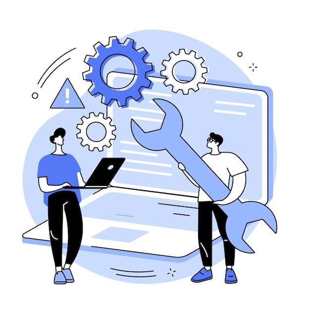 Travail d'équipe de soutien technique