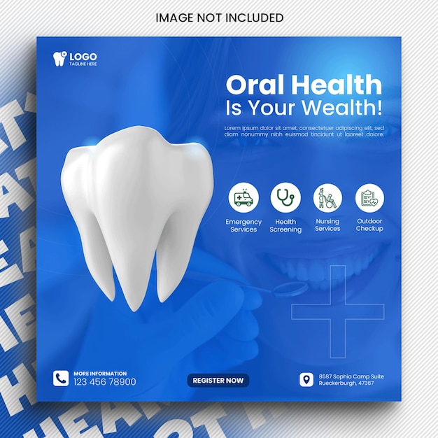 Travail médical social Conception pour les soins dentaires