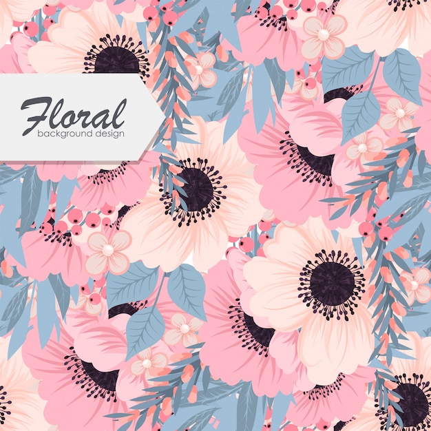 Trendy Seamless Floral