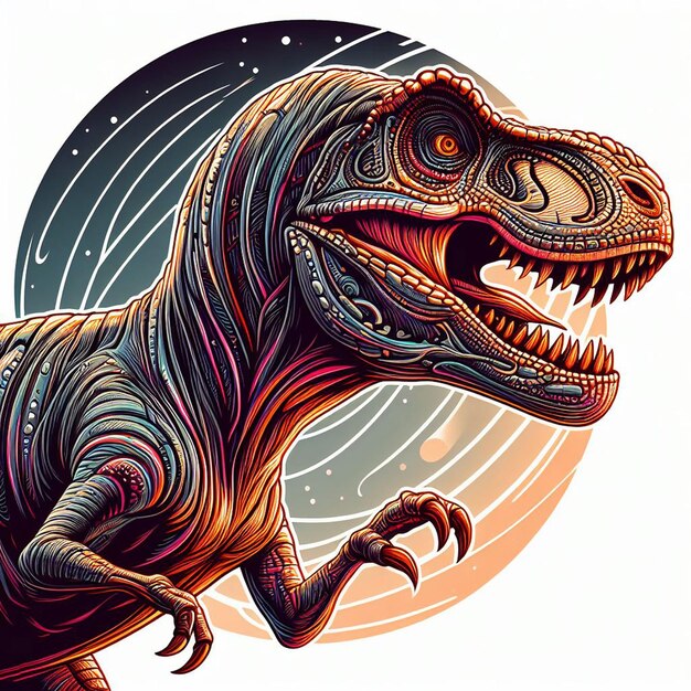 Vecteur le trex dino png