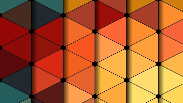 Triangle géométrique motif abstrait