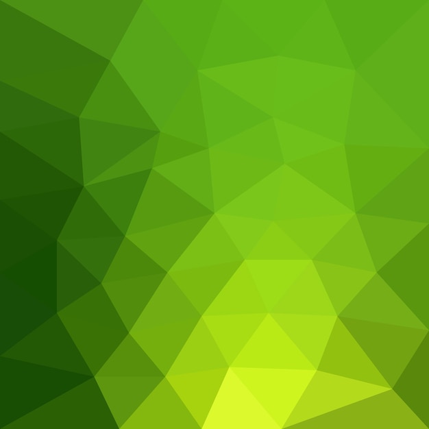 Le triangle géométrique polygonal vert chevauche l'arrière-plan de la couche vectorielle pour la conception de texte et de message