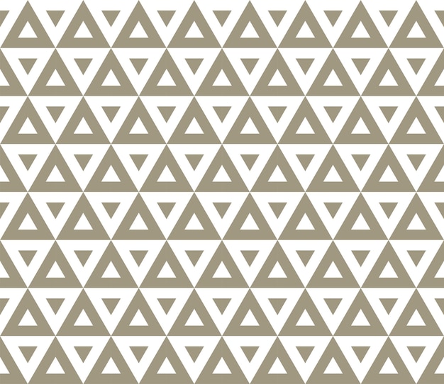 Vecteur triangles blancs sur fond beige.