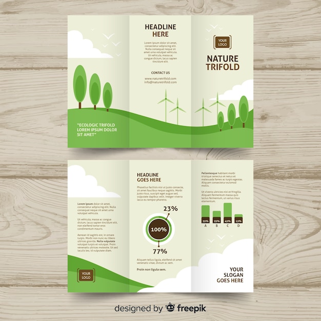 Trifold Nature Flyer