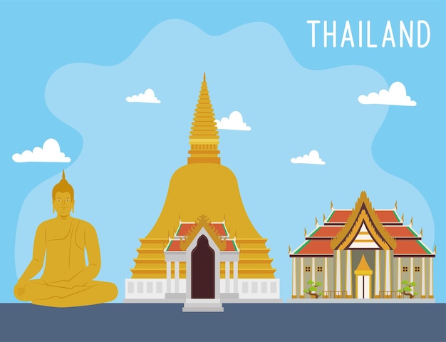 Trois Icônes De La Thaïlande