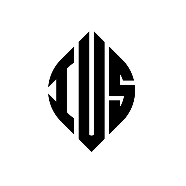 Les trois initiales forment un logo de cercle, l'emblème du cercle, le monogramme, la lettre, la marque, le vecteur.
