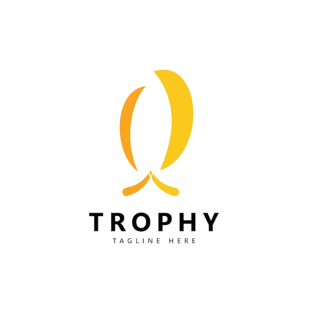 Trophée Des Champions D'or Trophée Des Champions Pour L'inspiration Du Logo Du Gagnant