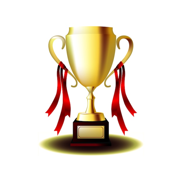 Trophée gagnant ruban