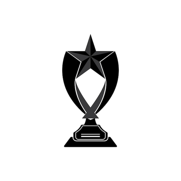 Trophée Icône Logo Modèle De Conception De Vecteur