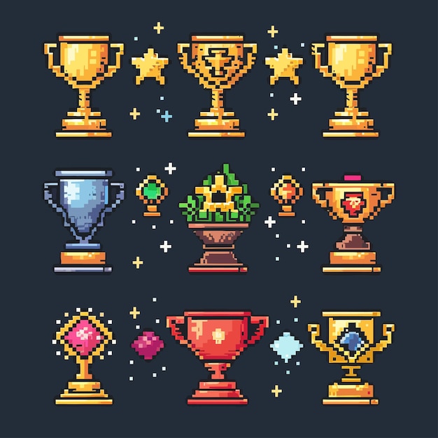 le trophée de pixel