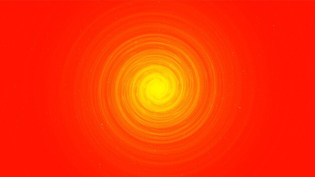 Trou noir en spirale orange sur fond de galaxie avec spirale de la Voie lactée, univers et conception de concept étoilé,