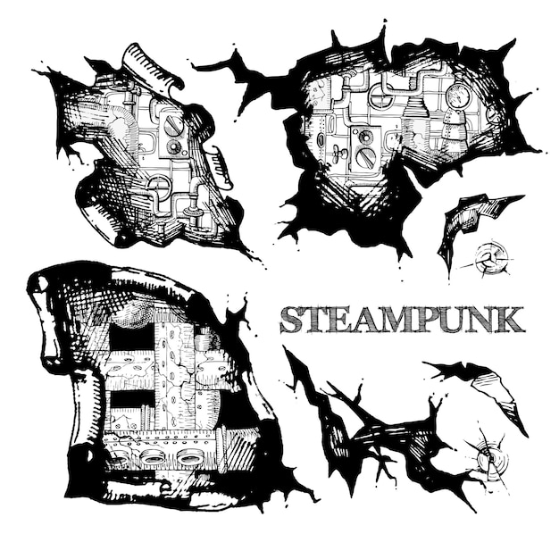 Trous de croquis Steampunk