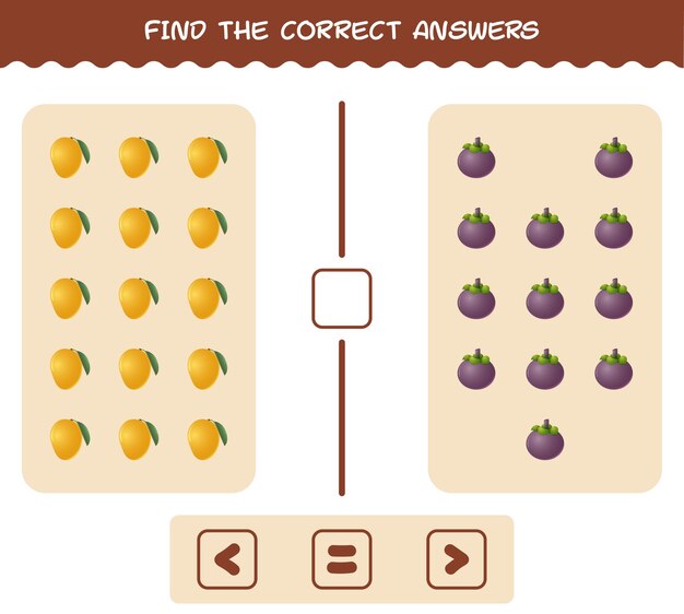 Trouvez les ombres correctes des fruits de dessins animés. Jeu de recherche et d'association. Jeu éducatif pour les enfants et les tout-petits