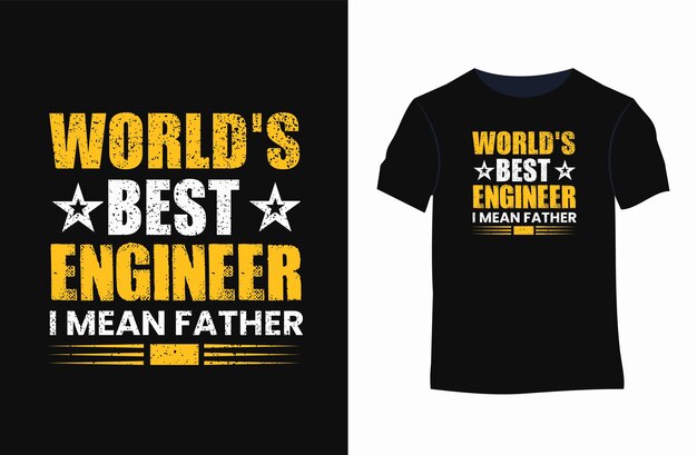 Tshirt fête des pères père cite typographie
