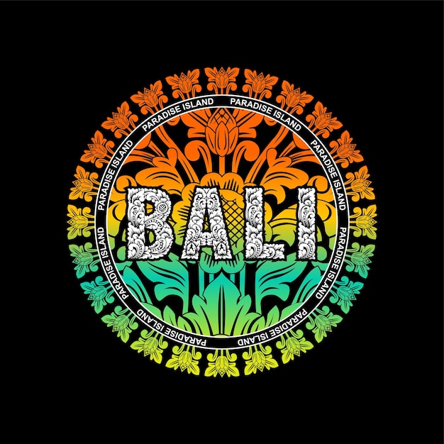 tshirt imprimé graphique bali