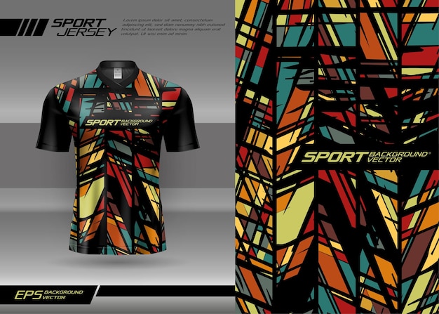 Tshirt Sport Conception De Maillot De Texture Abstraite Pour La Course, Le Football, Les Jeux, Le Motocross, Les Jeux, Le Cyclisme