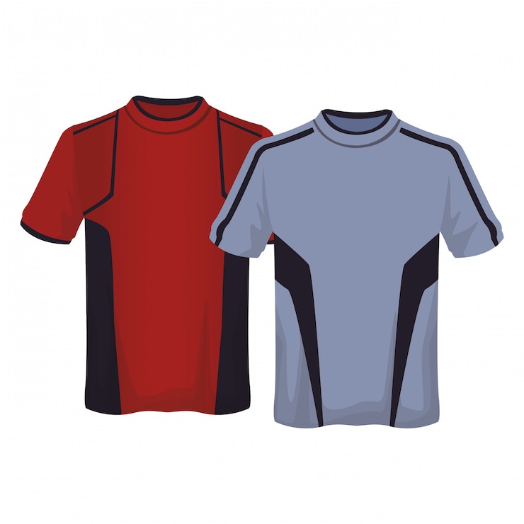 Vecteur tshirt sport pour homme