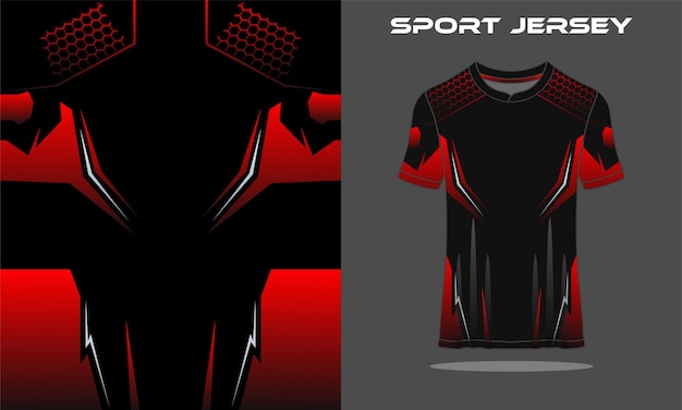 Tshirt Sports Abstract Texture Footbal Design For Racing Soccer Gaming Motocross Gaming Cycling