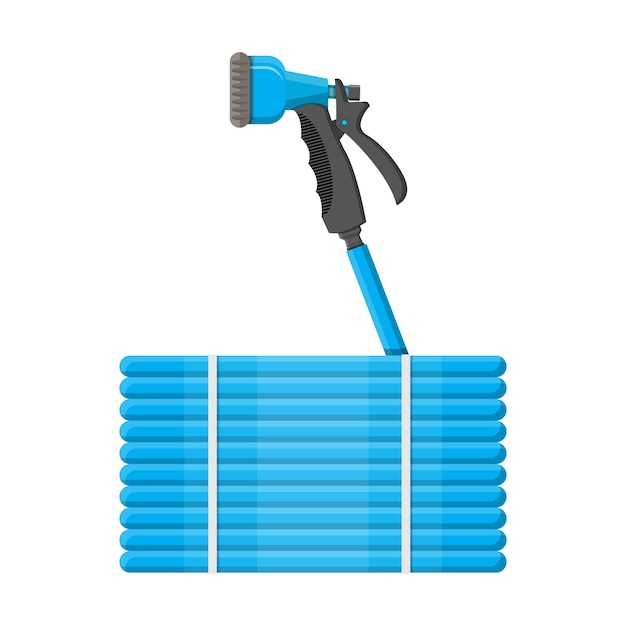 Tuyau D'arrosage Torsadé. Pistolet à Tuyau D'arrosage.