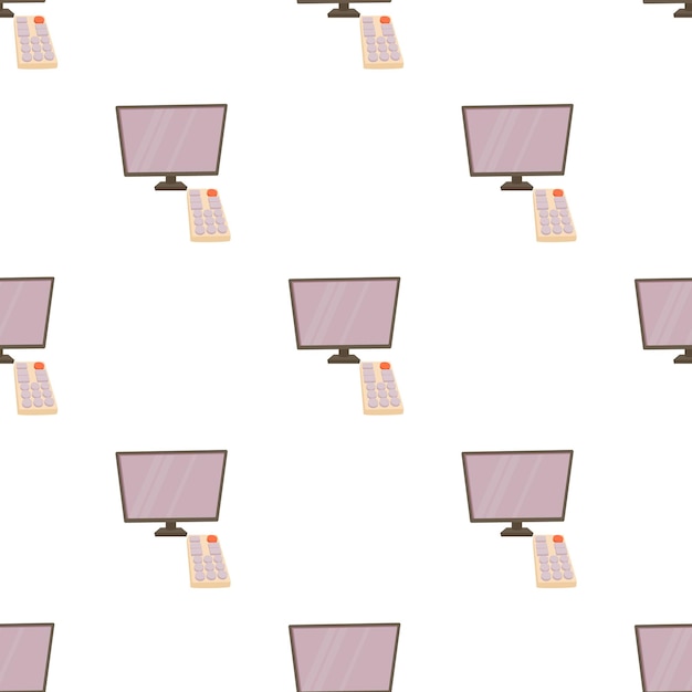 TV avec motif à distance texture d'arrière-plan transparente répétition du papier peint vecteur géométrique
