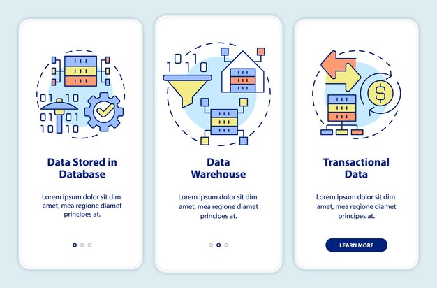 Types de données pouvant être extraites de l'écran de l'application mobile intégrée