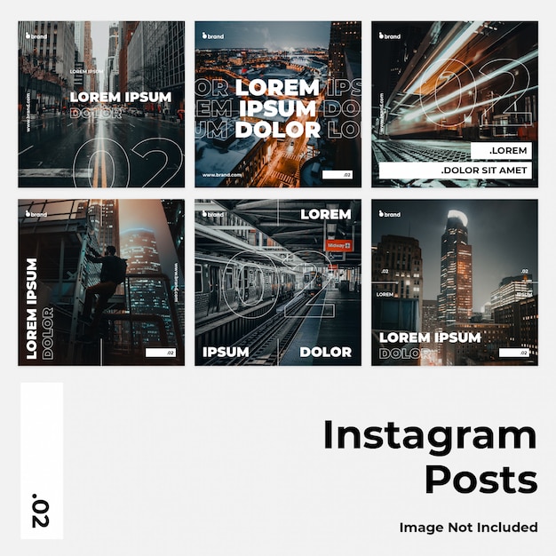 Vecteur typo photography réseaux sociaux instagram bannière