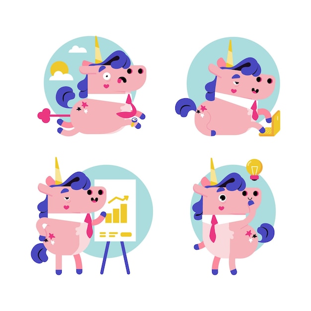 Ukko La Licorne Stickers